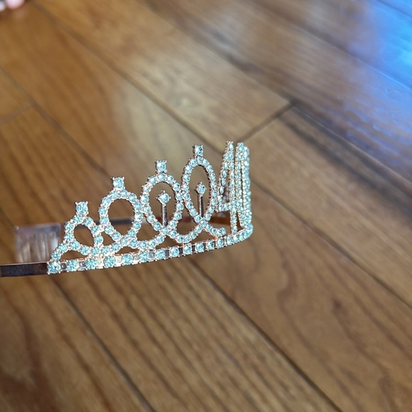 40th Birthday Party Set - Tiara, Sash, Cake Topper - Picture 3 of 10
